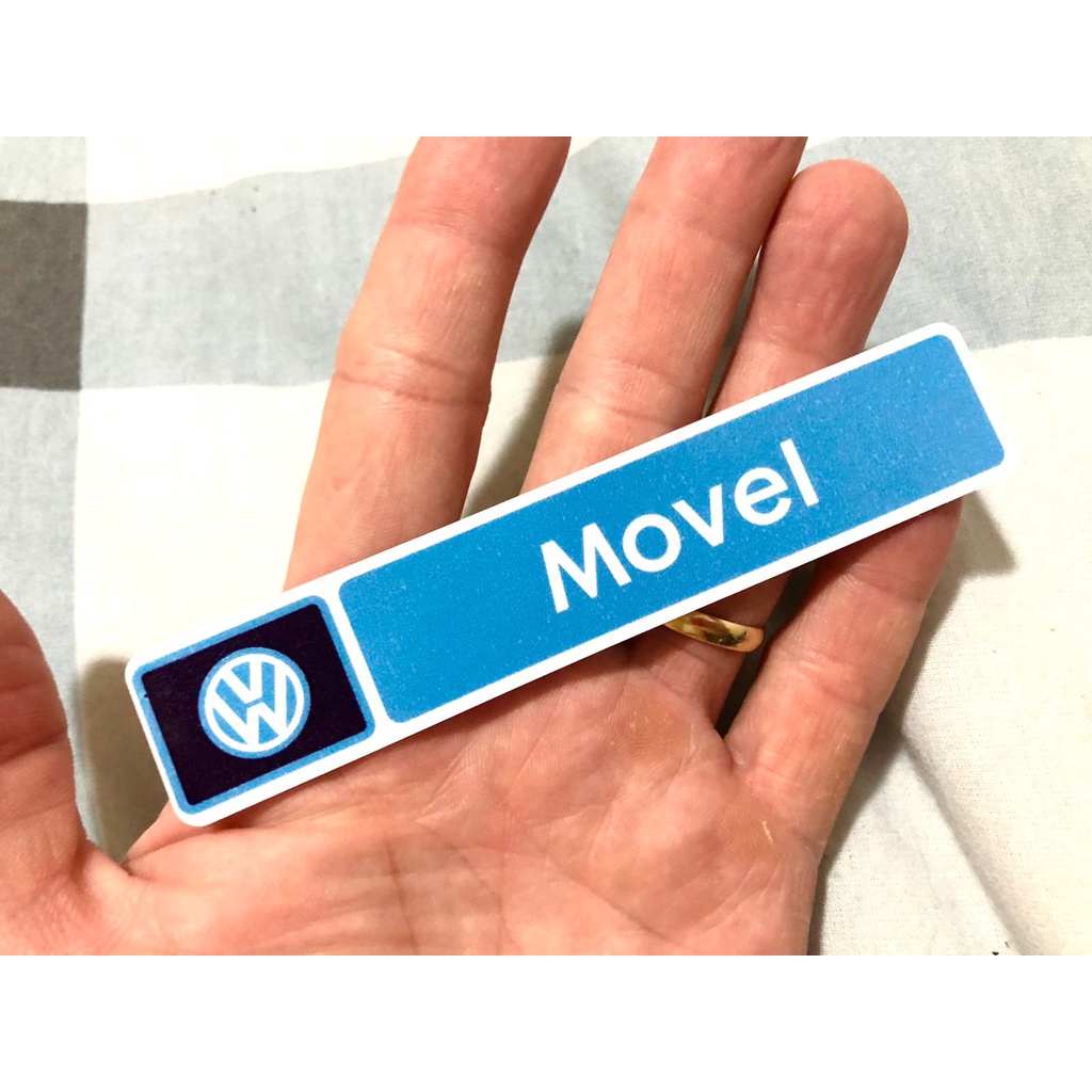 Adesivo Vidro VW Concessionária Movel de Vitória da Conquista BA Volkswagen de Época Fusca Variant Kombi Brasília TL SP2