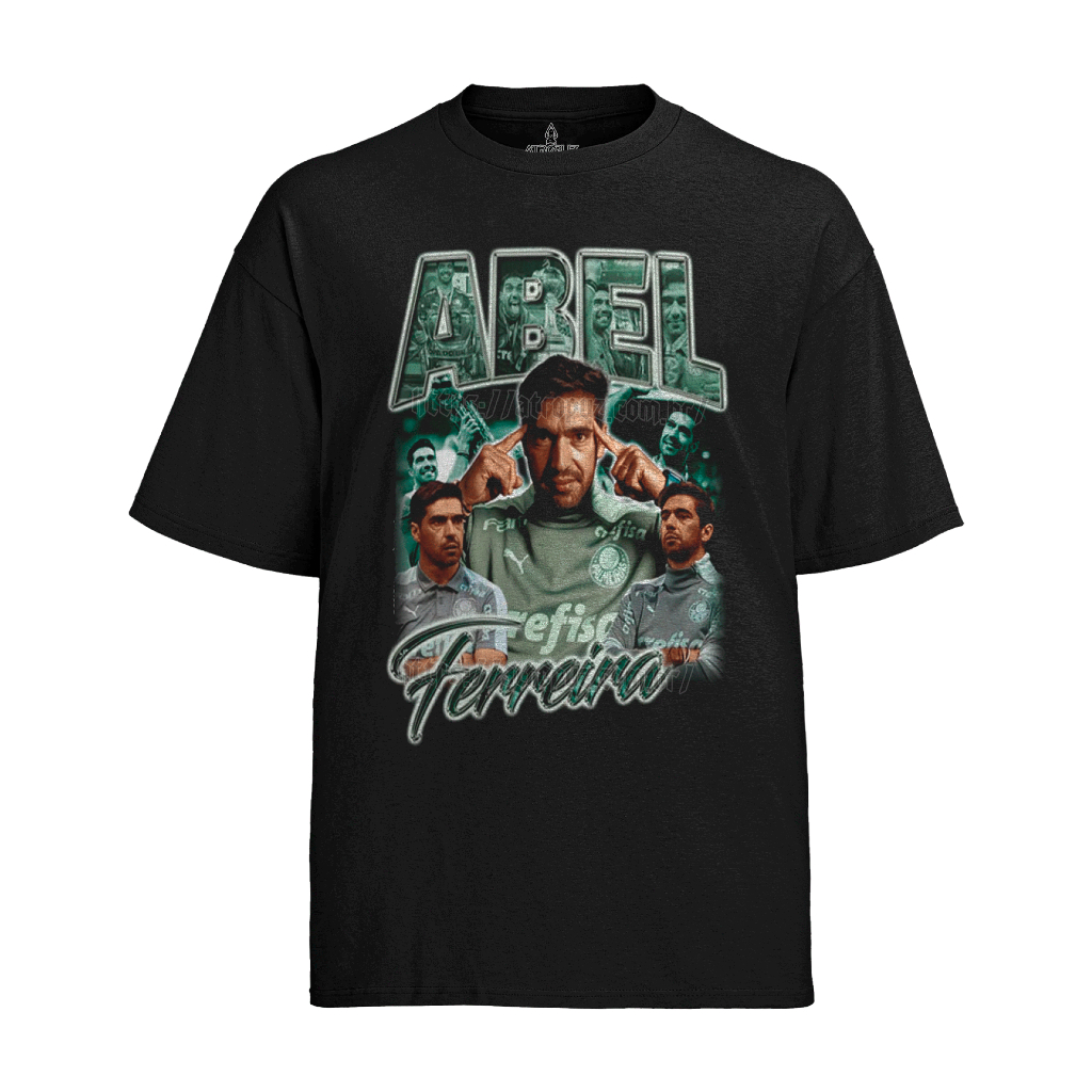 Camiseta Algodão Unissex Tshirt Abel Ferreira Futebol