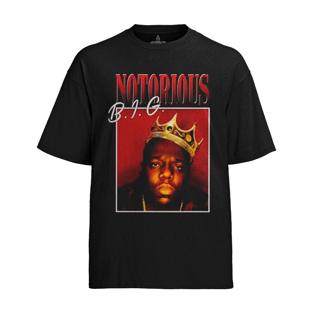 BOOTLEG/NOTORIOUS BIG/TUPAC /Tシャツ/XL/コットン/BLK/無地