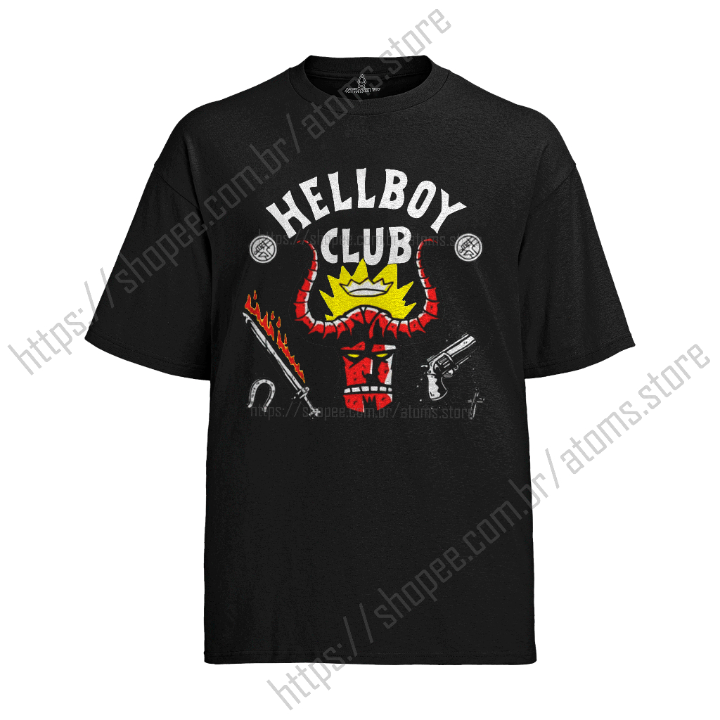 Camiseta Algodão Unissex Hellboy Club