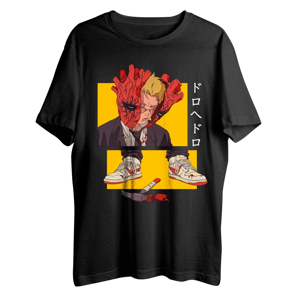 Camiseta algodão T-shirt estampada Unissex anime Dorohedoro personagem shin coração heart