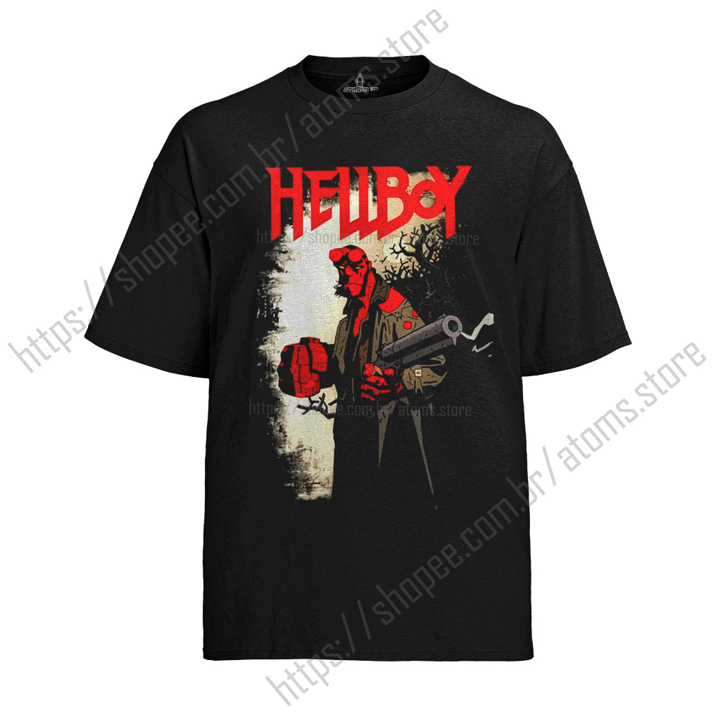Camiseta Algodão Unissex Hellboy