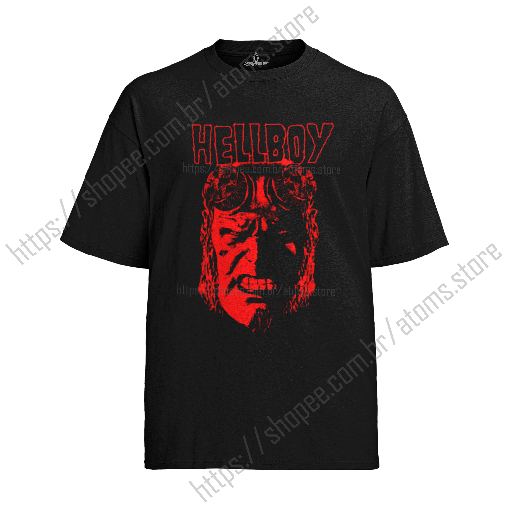 Camiseta Algodão Unissex Hellboy Red