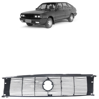 Grade Central Passat 1979 1980 1981 1982 Parachoque Dianteiro Preto Liso Sem Emblema em Oferta na Shopee