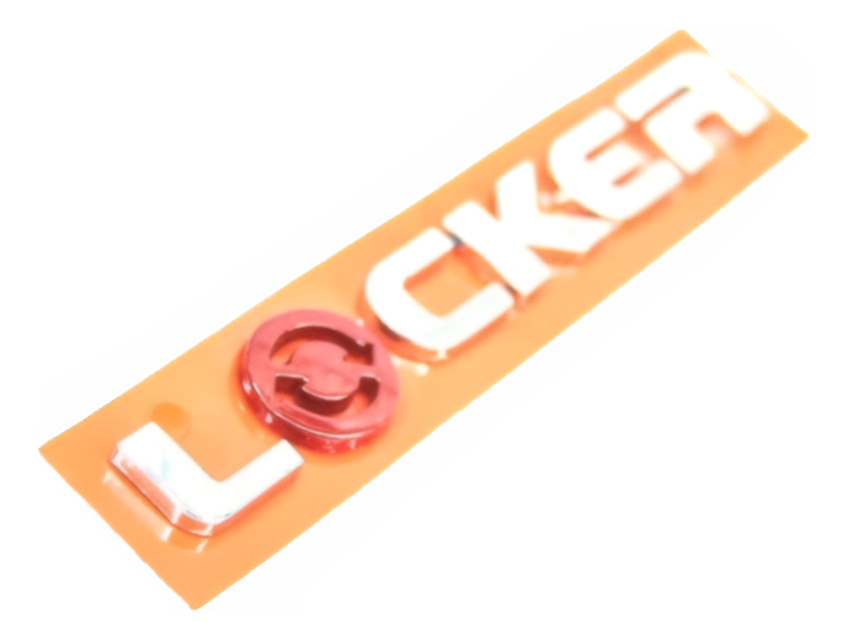 Emblema Traseiro Locker Fiat Doblo / Idea / Palio Weekend / Strada Original 51825956