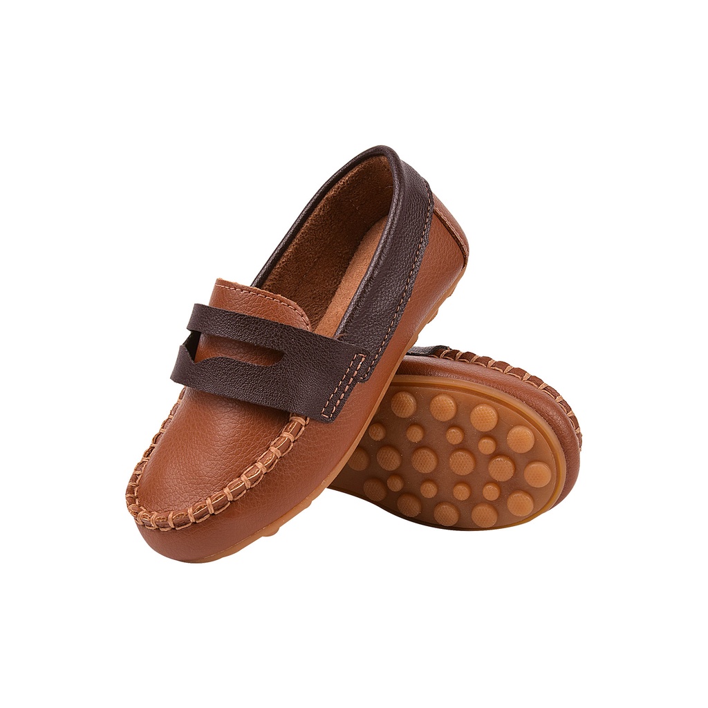 Sapato Mocassim Infantil Menino Social Marrom