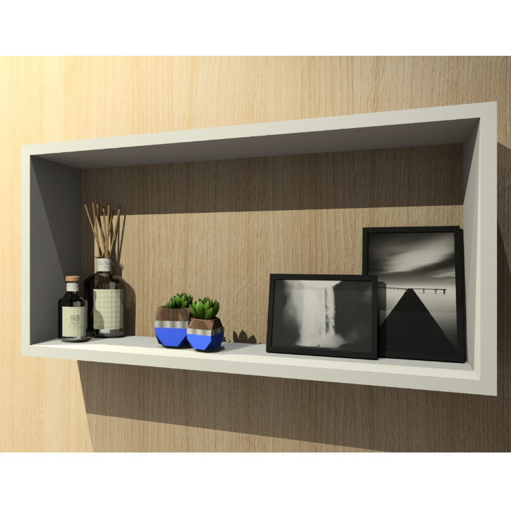 Nicho decorativo MDF - Sala Quarto Escritório Banheiro Cozinha em Oferta na Shopee
