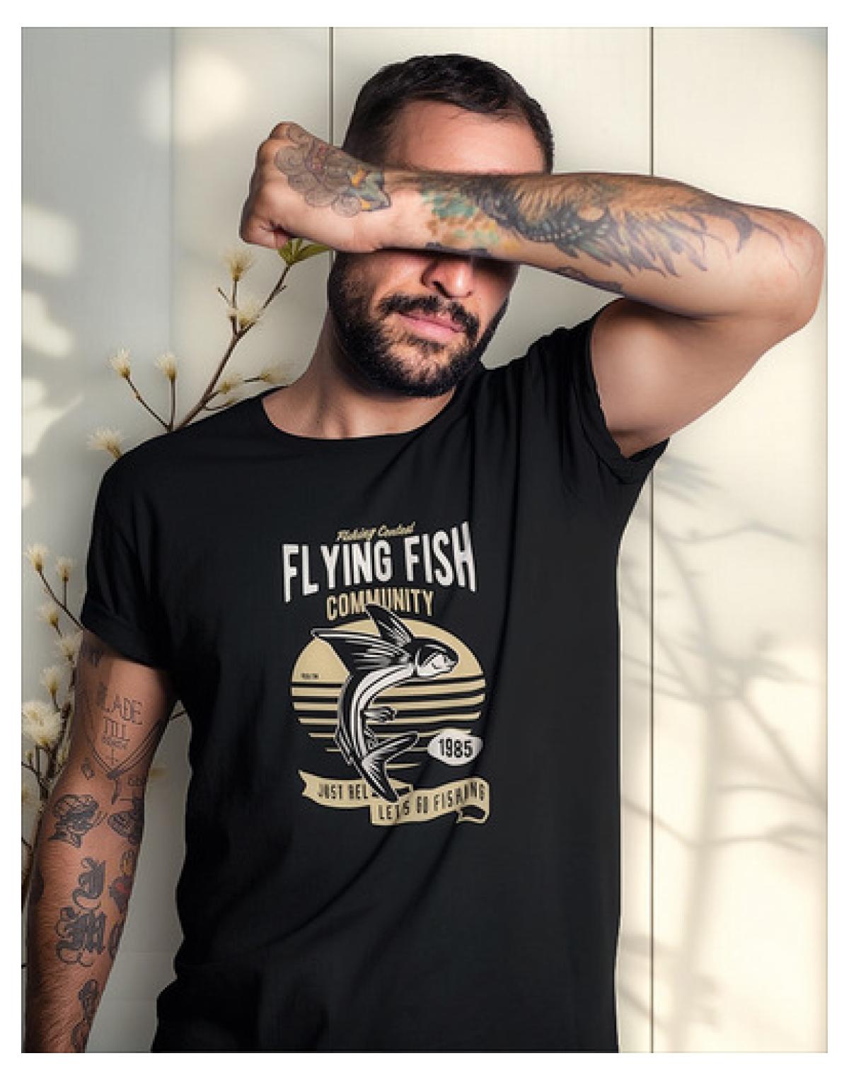 Camiseta Camisa Estampada 100% Algodão Fish Pescaria Rio Dtf