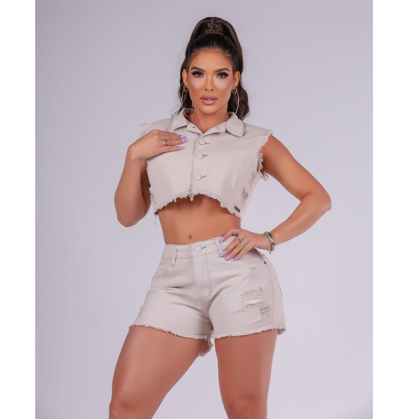 O que é Conjuntinho Jeans Feminino? Guia e Onde Comprar | BuscaProdutos