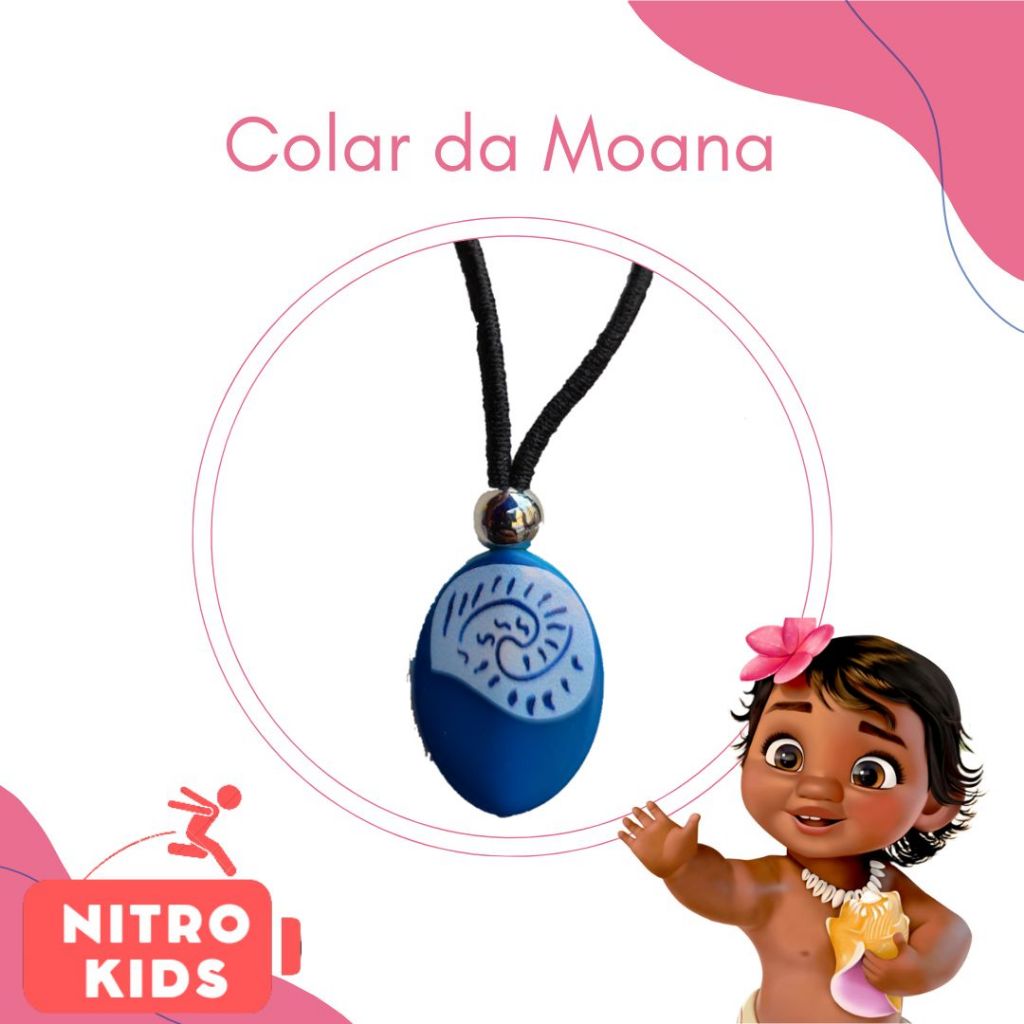 Colar Temática Moana em Oferta na Shopee