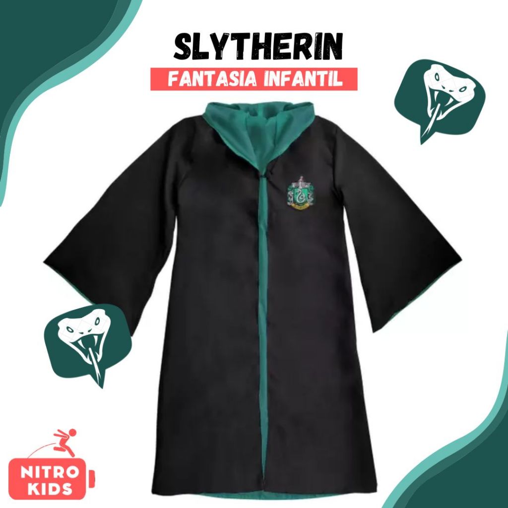 Fantasia Harry Potter Sonserina Capa