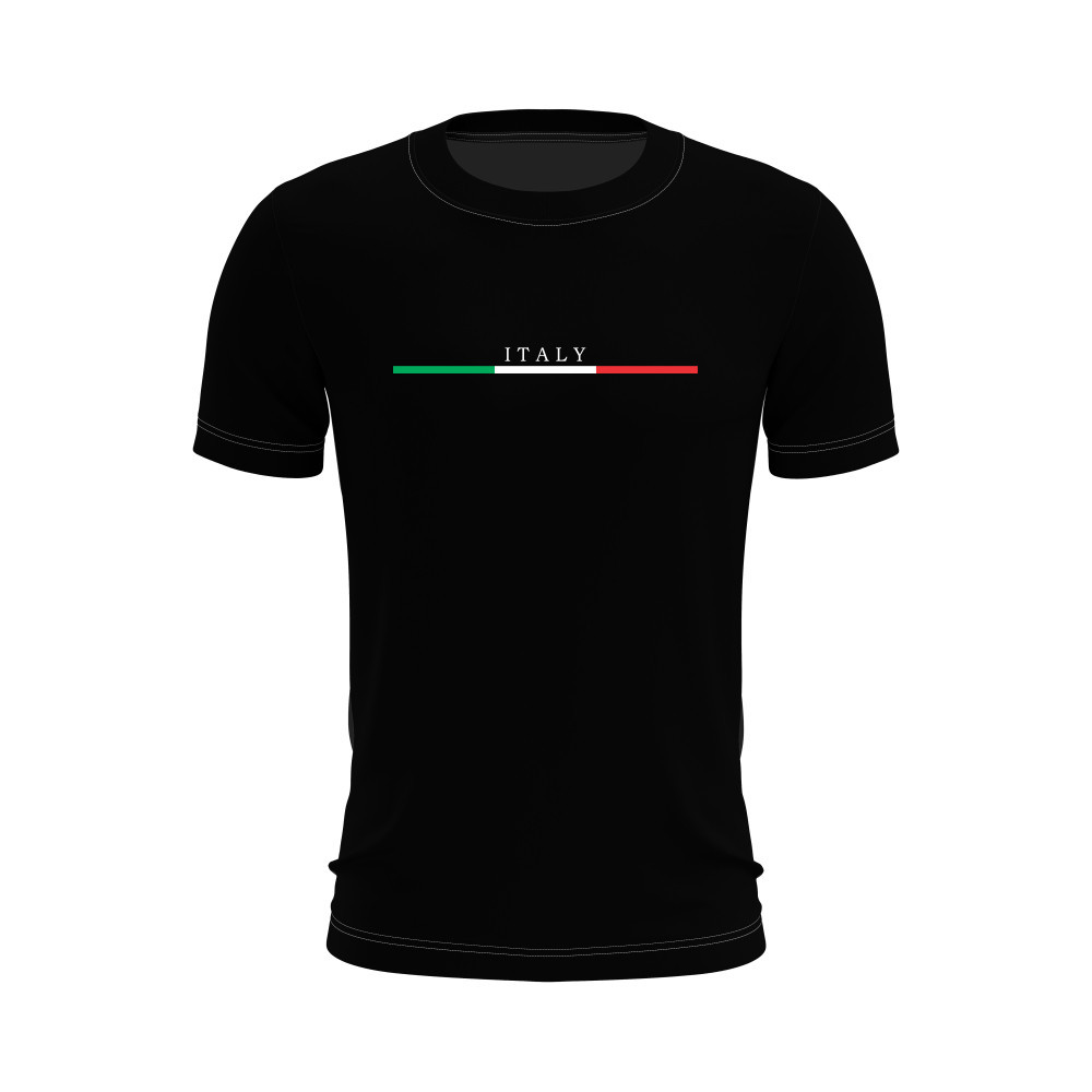 Camiseta Masculina Algodão Premium Básica com Gola em Ribana