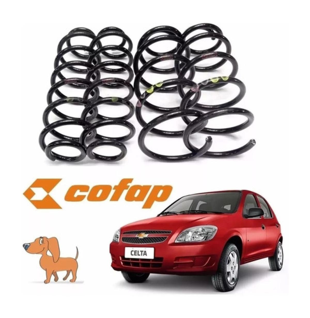 Molas Suspensão Dianteira Traseira Celta 2008 2009 2010 201 em Oferta na Shopee