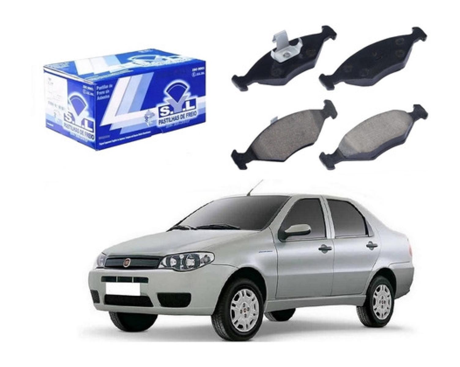 Pastilha Freio Dianteira, Fiat Siena 1.4 2008 em Oferta na Shopee