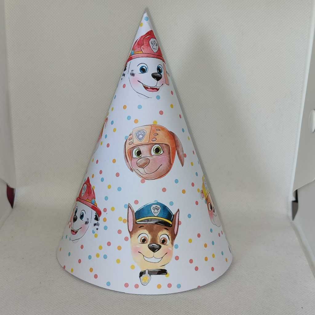 CHAPEU PERSONALIZADO TEMA PATRULHA CANINA AQUARELA