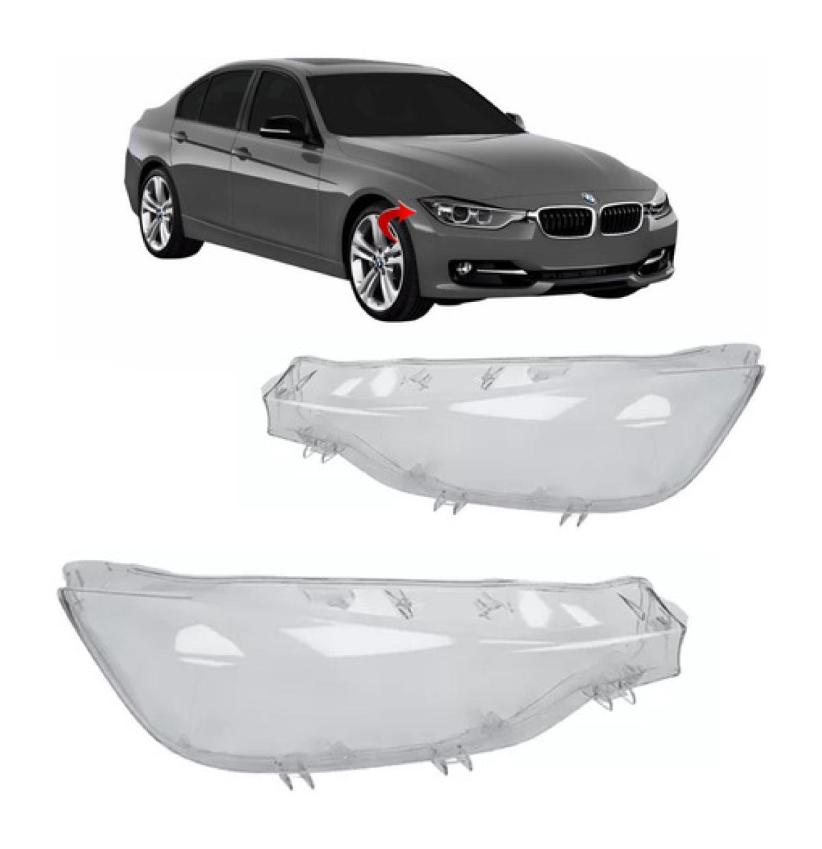 Par Lente Do Farol Bmw 318i 320i 328i Ano 2016 2017 2018