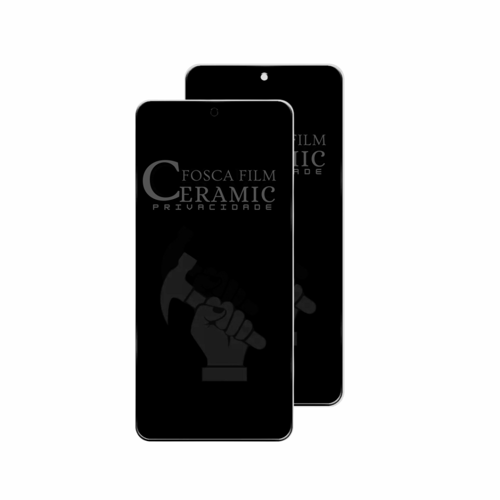 2 Película Privativa Fosca Anti-Spy Matte Cerâmica Hidrogel Samsung Galaxy A7 2018