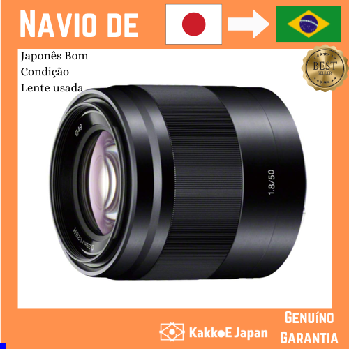 Lente SONY Telephoto Prime para APS-C E 50mm F1.8 OSS Câmera Digital SLR α [Montagem E] Lente Gen