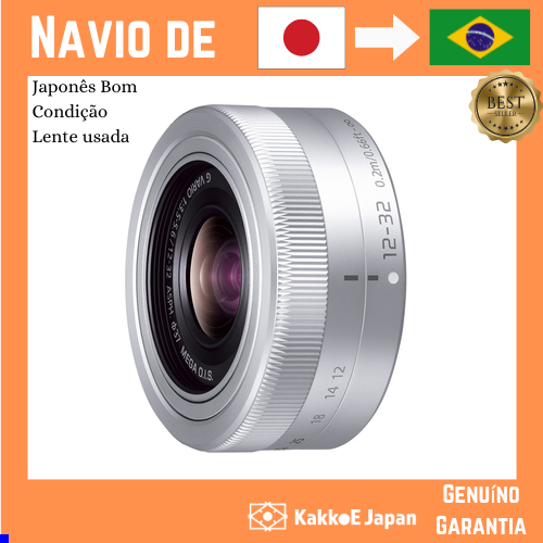 Lente de zoom padrão Panasonic para Micro Four Thirds Lumix G VARIO 12-32mm/F3.5-5.6 ASPH./MEGA O