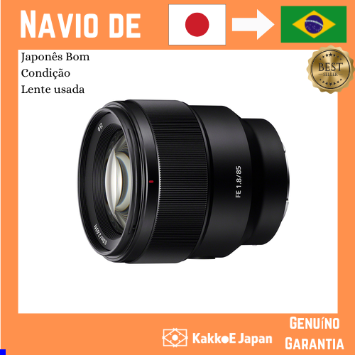 SONY Telephoto Prime Lens Full-Frame FE 85mm F1.8 Lente Genuína para Câmera Digital SLR α[E-Mount