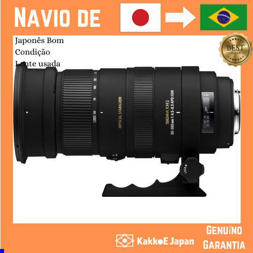 Lente Zoom Super Telefoto Sigma SIGMA APO 50-500mm F4.5-6.3 DG OS HSM Full-frame Lente Zoom para