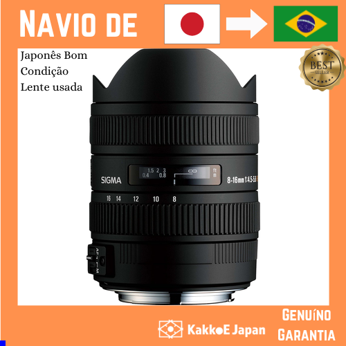 Lente de zoom ultra grande angular SIGMA 8-16mm F4.5-5.6 DC HSM para Nikon APS-C 203559