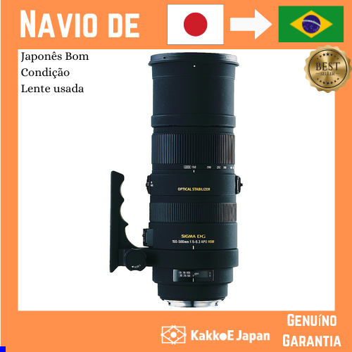 Lente Zoom Super Telefoto Sigma SIGMA APO 150-500mm F5-6.3 DG OS HSM Full-frame 737542