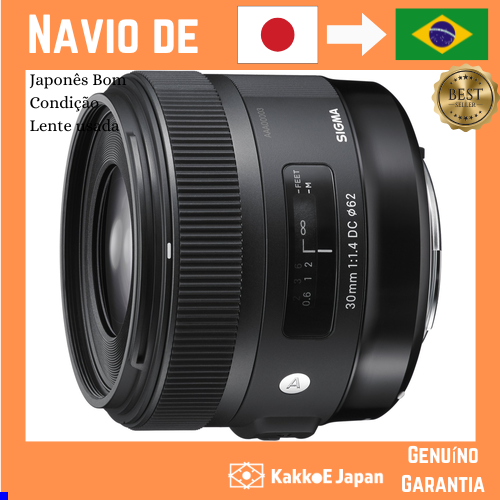 [Lente usada no Japão] SIGMA 30 milímetros F1.4 DC HSM | Arte A013 | Montagens Sigma SA | APS-C/Super35