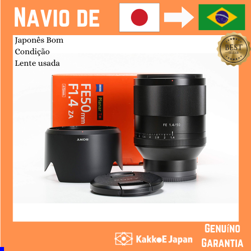[Lente usada no Japão] SONY Standard Prime Lens Full-Frame Planar T* FE F1.4 ZA Zeiss Lens para Câmera Digital SLR