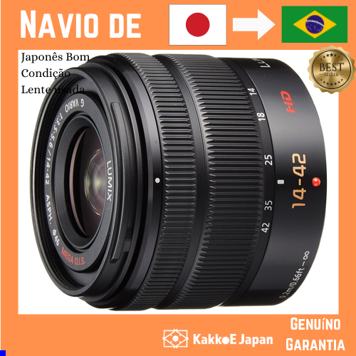 Lente Zoom Padrão Panasonic para Micro Quatro Terços Lumix G VARIO 14-42mm/F3.5-5.6 II ASPH./MEGA