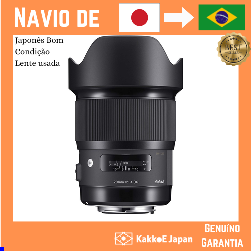 SIGMA Prime Lens Art 20mm F1.4 DG HSM para lente full-frame Canon