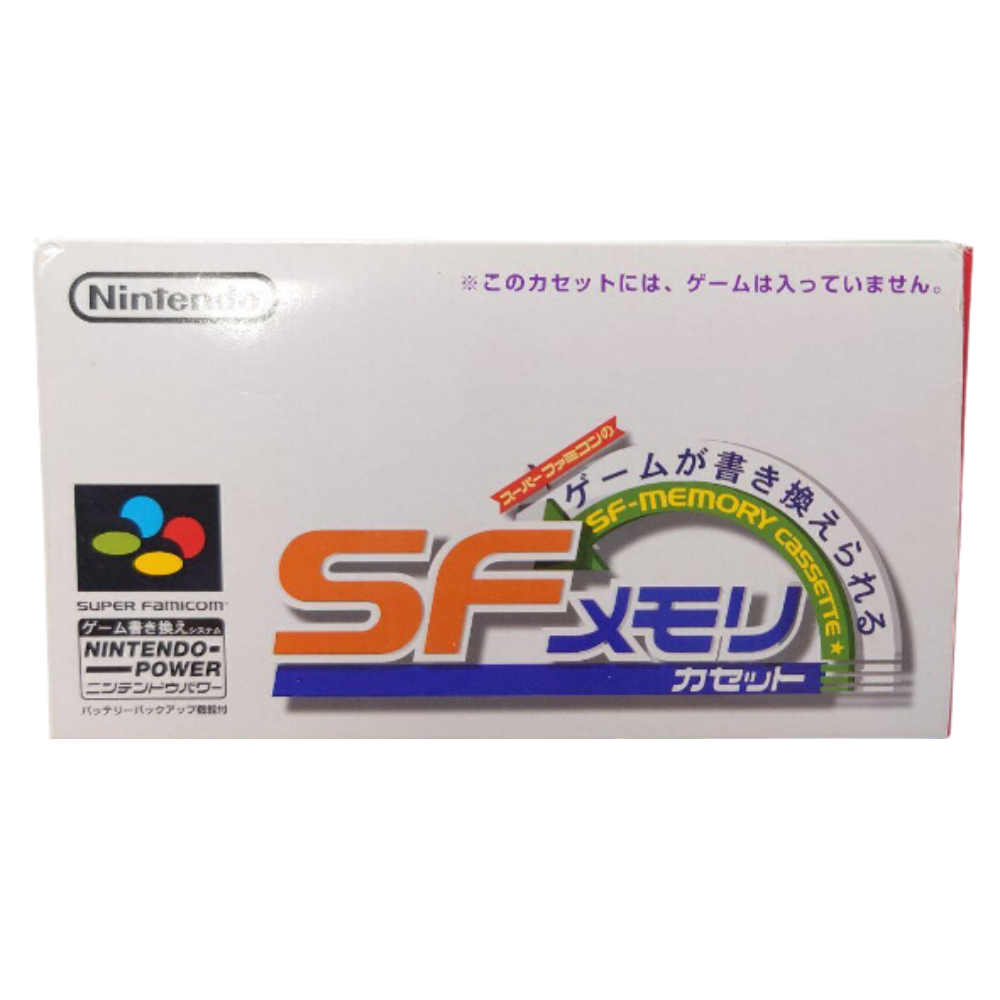 Cartucho De Cassete De Memória Nintendo Super Famicom Usado SF SNES Em Caixa
