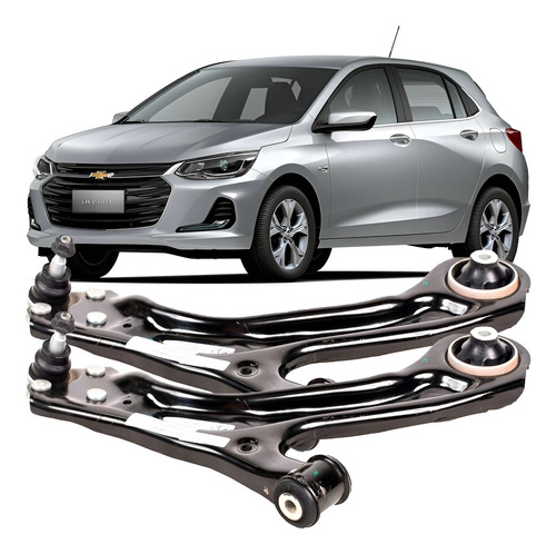 Par Bandeja Balança Dianteira Gm Onix 2021 2022 2023 C Pivô