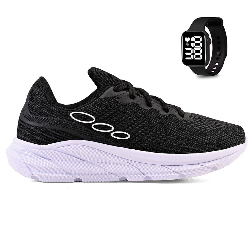 Kit Tenis Esportivo Masculino Feminino Academia Treino Leve + Relogio Digital em Oferta na Shopee