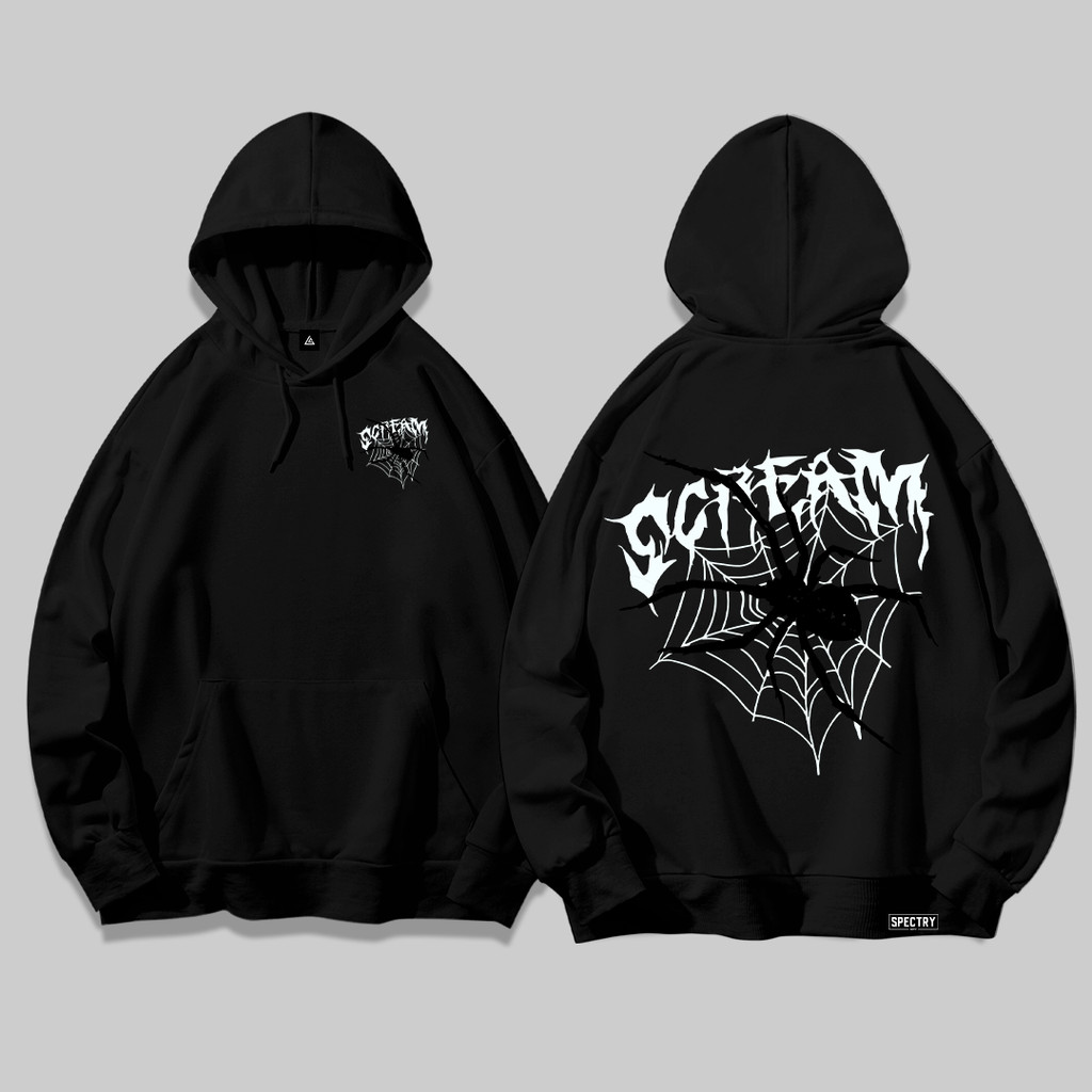 Moletom Canguru Com Bolso e Capuz Streetwear Scream Fox Rock Premium Unissex