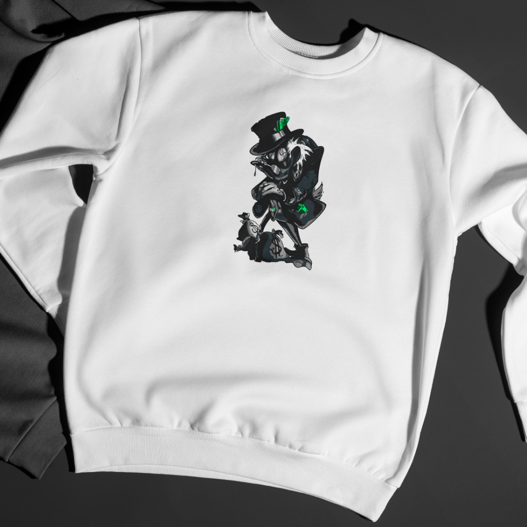 Suéter Moletom Sem Gola Careca Exclusiva Pato Dolla 2024 Streetwear Algodão Premium StarX Tendencia Unissex 100%