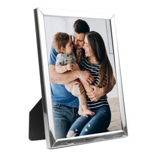 Porta Retrato Foto 20x25 Prata Metal em Oferta na Shopee