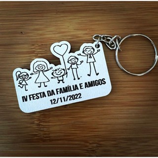 Kit Chaveiros MDF Encontro de Família - Lembrancinha Natal e Fim de Ano em Oferta na Shopee