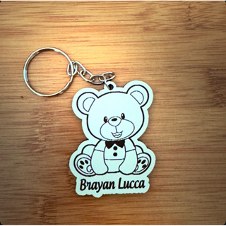 Kit Chaveiros MDF Ursinho - Lembrancinha Chá de Bebê e Aniversário em Oferta na Shopee