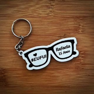 Kit Chaveiros MDF Óculos - Lembrancinha Aniversário em Oferta na Shopee