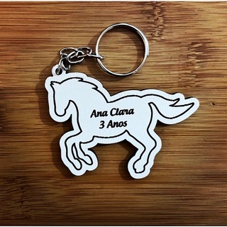 Kit Chaveiros MDF Cavalo Fazendinha - Lembrancinha de Aniversário em Oferta na Shopee