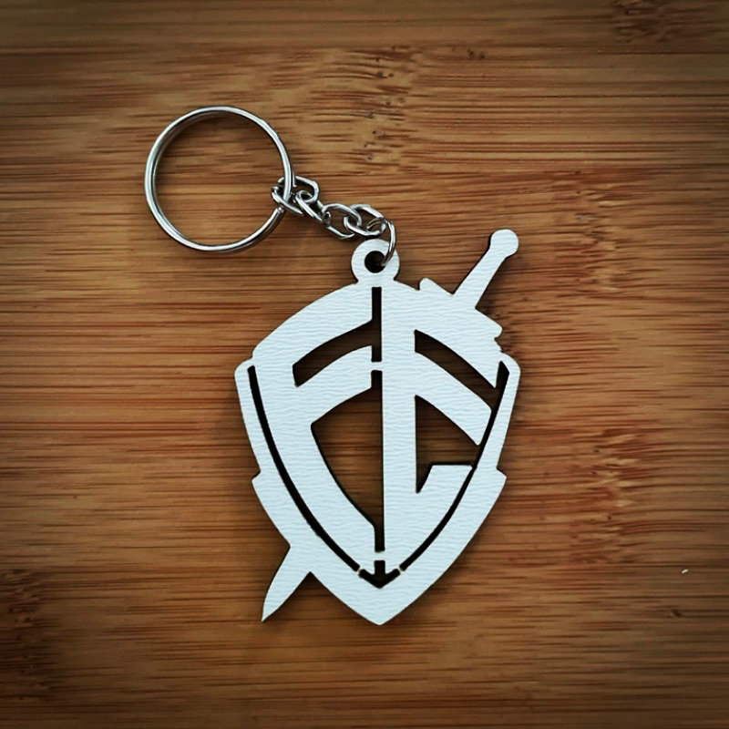 Kit Chaveiros MDF Escudo da Fé - Lembrancinha Religiosa em Oferta na Shopee