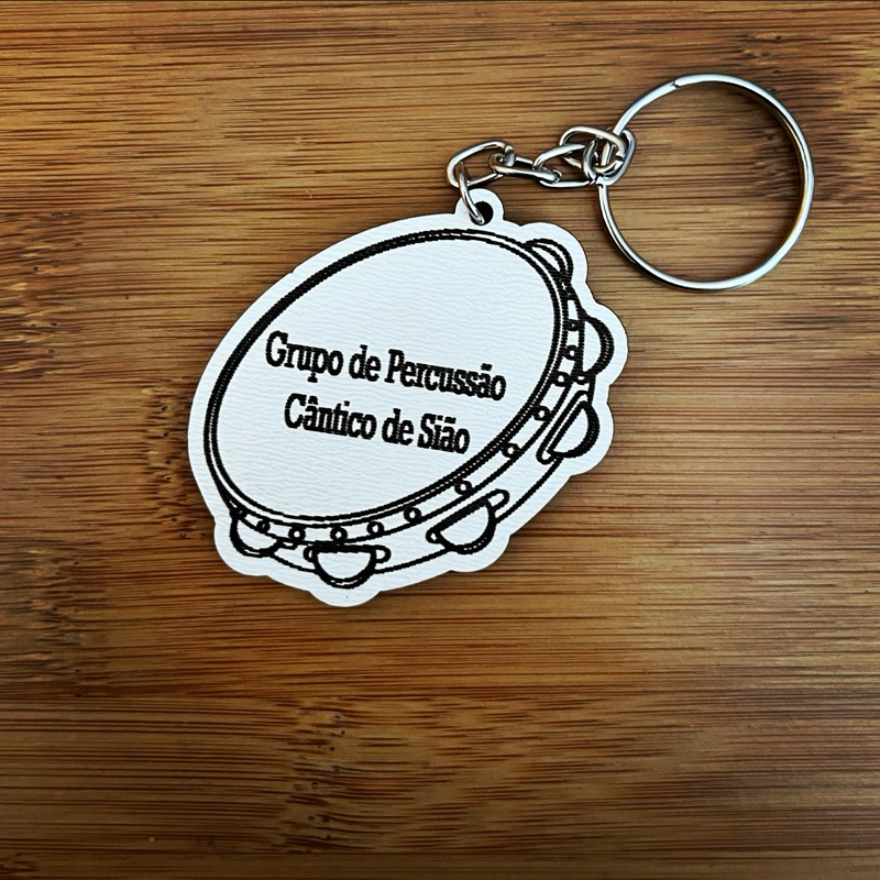 Kit Chaveiros MDF Pandeiro Cântico Sião - Lembrancinha Religiosa em Oferta na Shopee