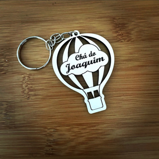 Kit MDF Chaveiros Balão – Lembrancinhas Personalizadas Chá de Bebê em Oferta na Shopee