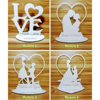 Kit Lembrancinha de Casamento em MDF – Personalizado para Convidados em Oferta na Shopee