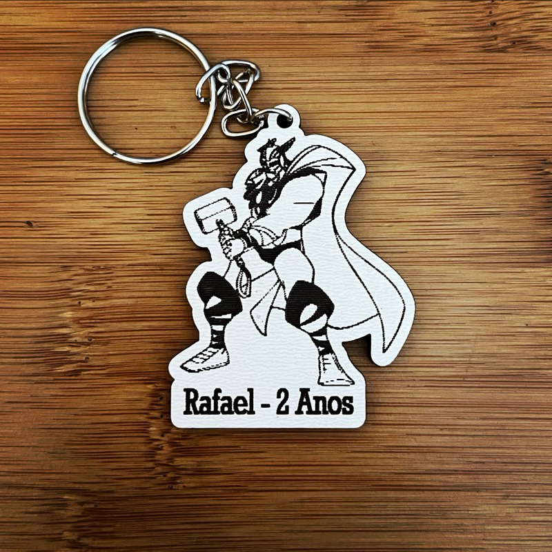 Kit Chaveiros MDF Thor – Lembrancinha dos Vingadores