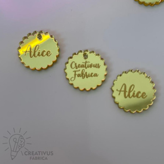 Kit 50 TAGs NUVENZINHA Personalizada modelo redonda em Oferta na Shopee
