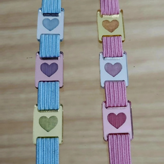 Mini Passantes Finzalizadores  Desenho Coração Para Encadernação Elástico de 2mm em Oferta na Shopee