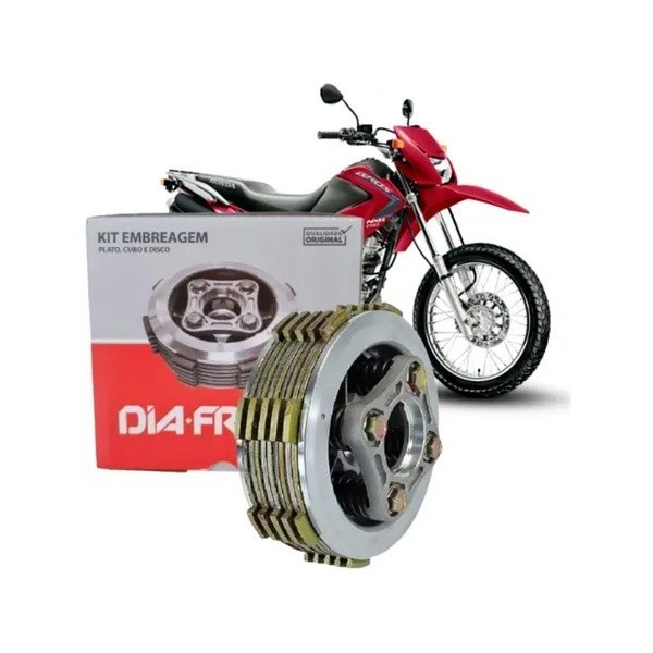 Kit Embreagem HONDA NXR 150 BROS 2003 2004 2005 2006 2007 2008 2009 2010 2011 2012 2013 – Diafrag DKE-00110 em Oferta na Shopee