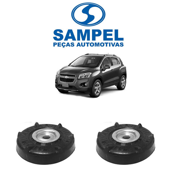 PAR Coxim do Amortecedor Dianteiro Cruze Tracker 2011 a 2016 C/ Rolamento Sampel 3145A